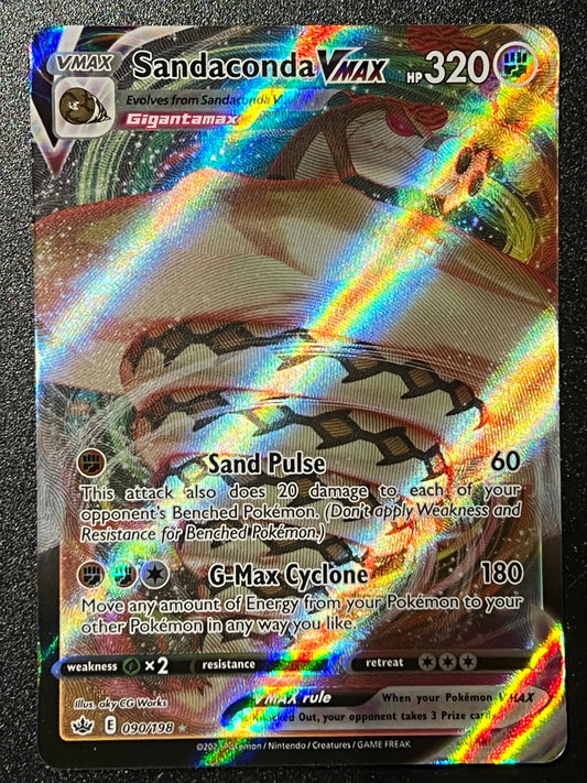 Sandaconda VMax- 090/198 Chilling Reign Rare Holo VMax