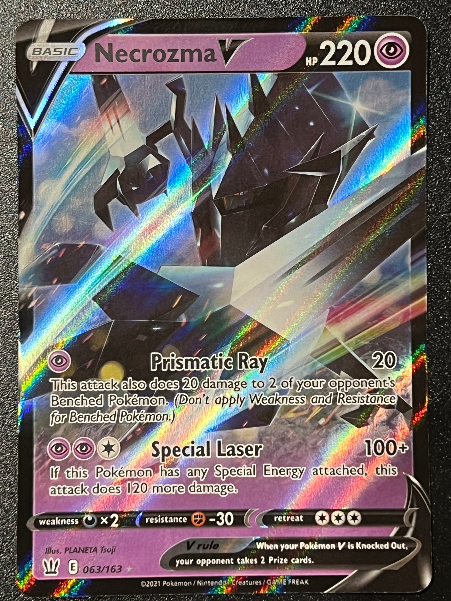 Necrozma V - 063/163 Battle Styles Rare Holo V