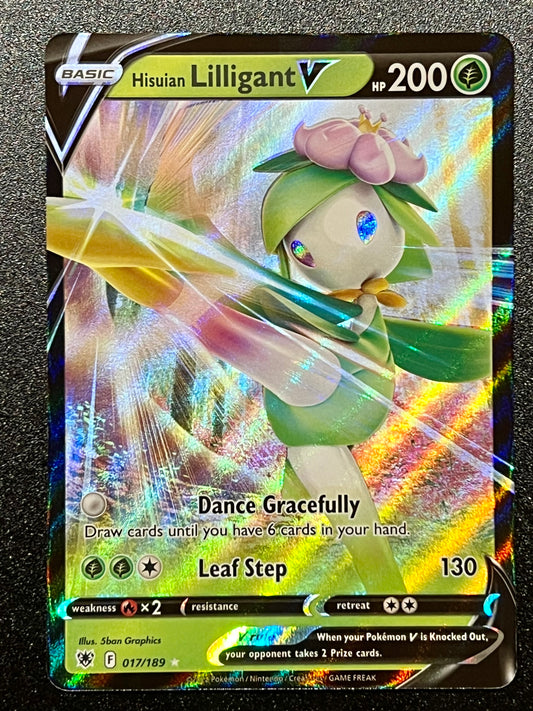 Hisuian Lilligant V - 017/189 Astral Radiance Rare Holo