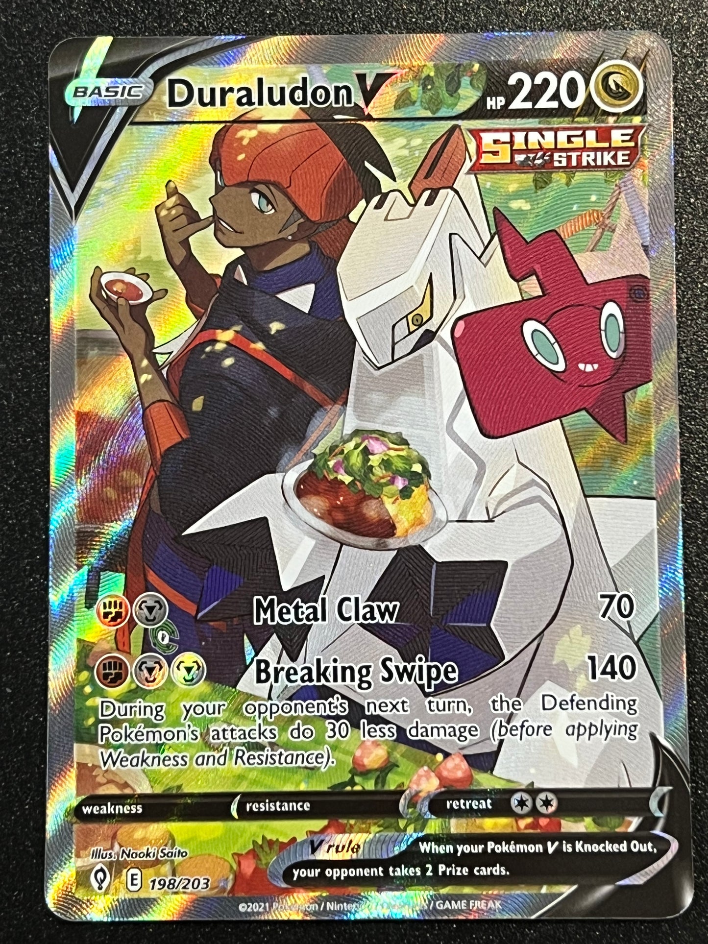 198/203 Duraludon V - Evolving Skies Alternate Full Art