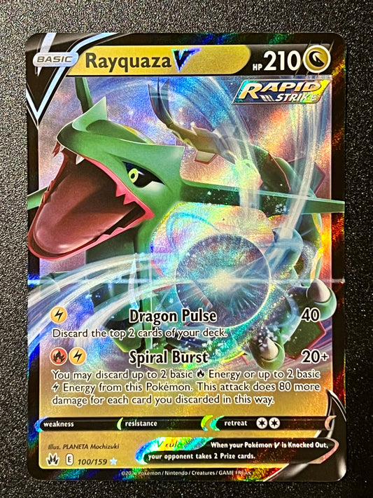 100/159 Rayquaza V - Pokémon Crown Zenith Ultra Rare