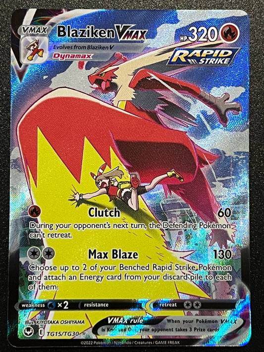 Blaziken Vmax - TG15/TG30 Silver Tempest Rare Holo