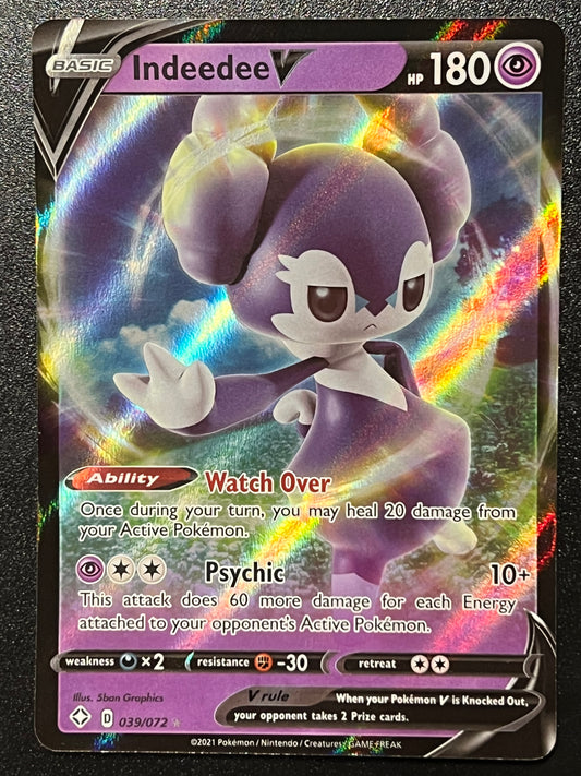 Indeedee V - 039/072 Shining Fates Rare Holo V