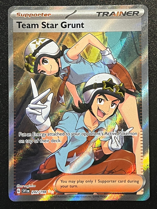 242/198 Team Star Grunt - Pokémon Scarlet/Violet Base Ultra Rare