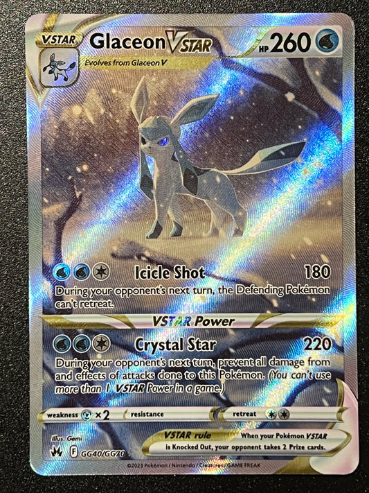 GG40/GG70 Glaceon VStar - Pokémon Crown Zenith Ultra Rare