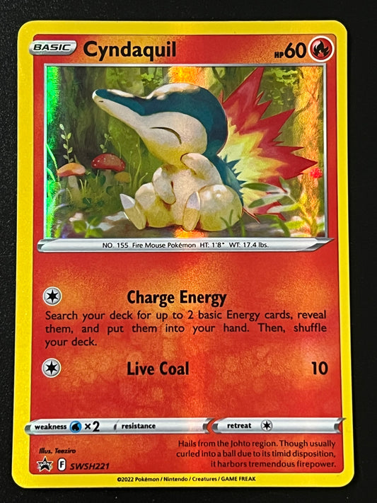 Cyndaquil - SWSH221 Holo Promo Black Star