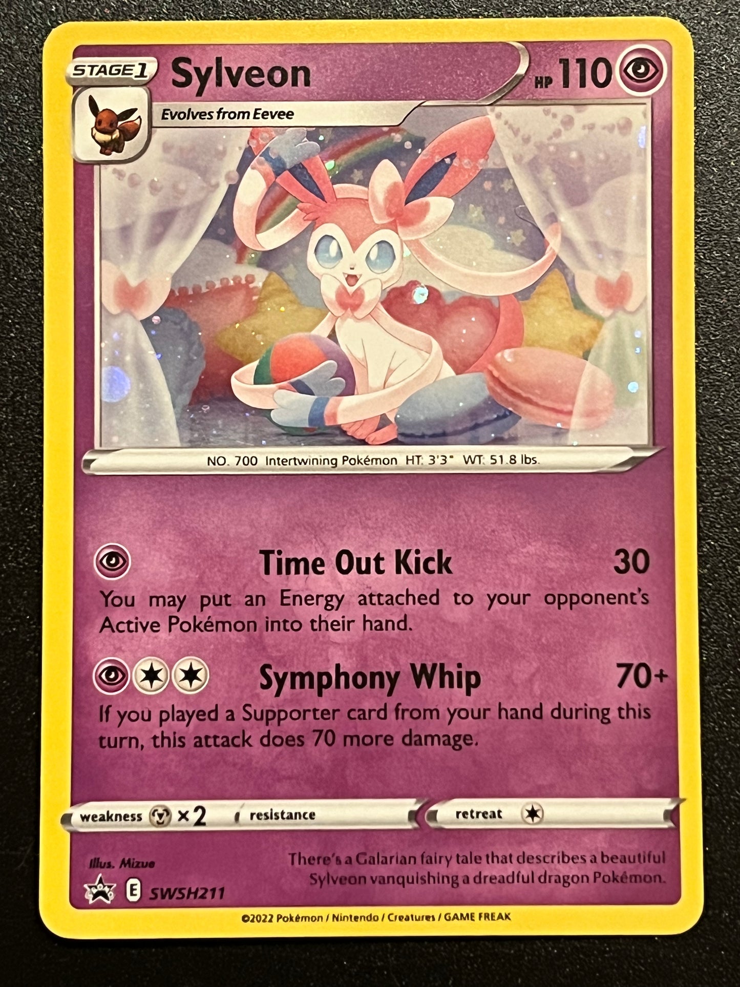 Sylveon - SWSH211 Holo Promo Black Star