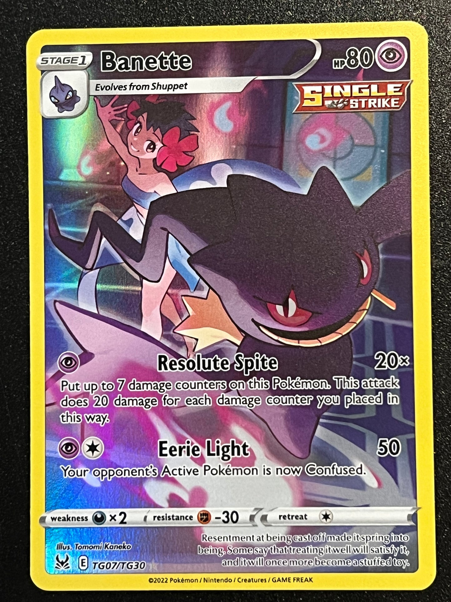 Banette - TG07/TG30 Lost Origin Rare Holo