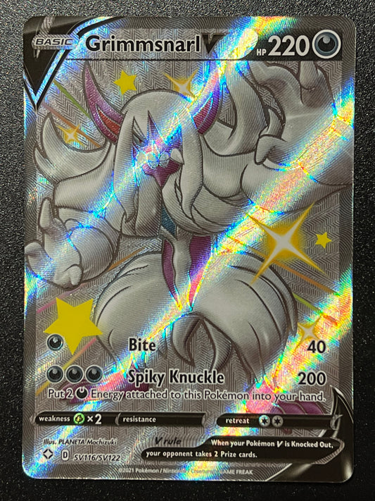 Grimmsnarl V - SV116/SV122 Shining Fates Rare Holo V