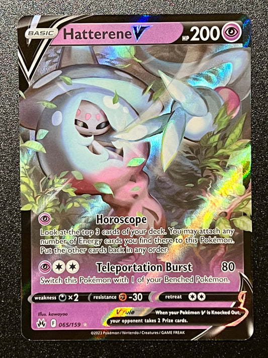 065/159 Hatterene V - Pokémon Crown Zenith Ultra Rare