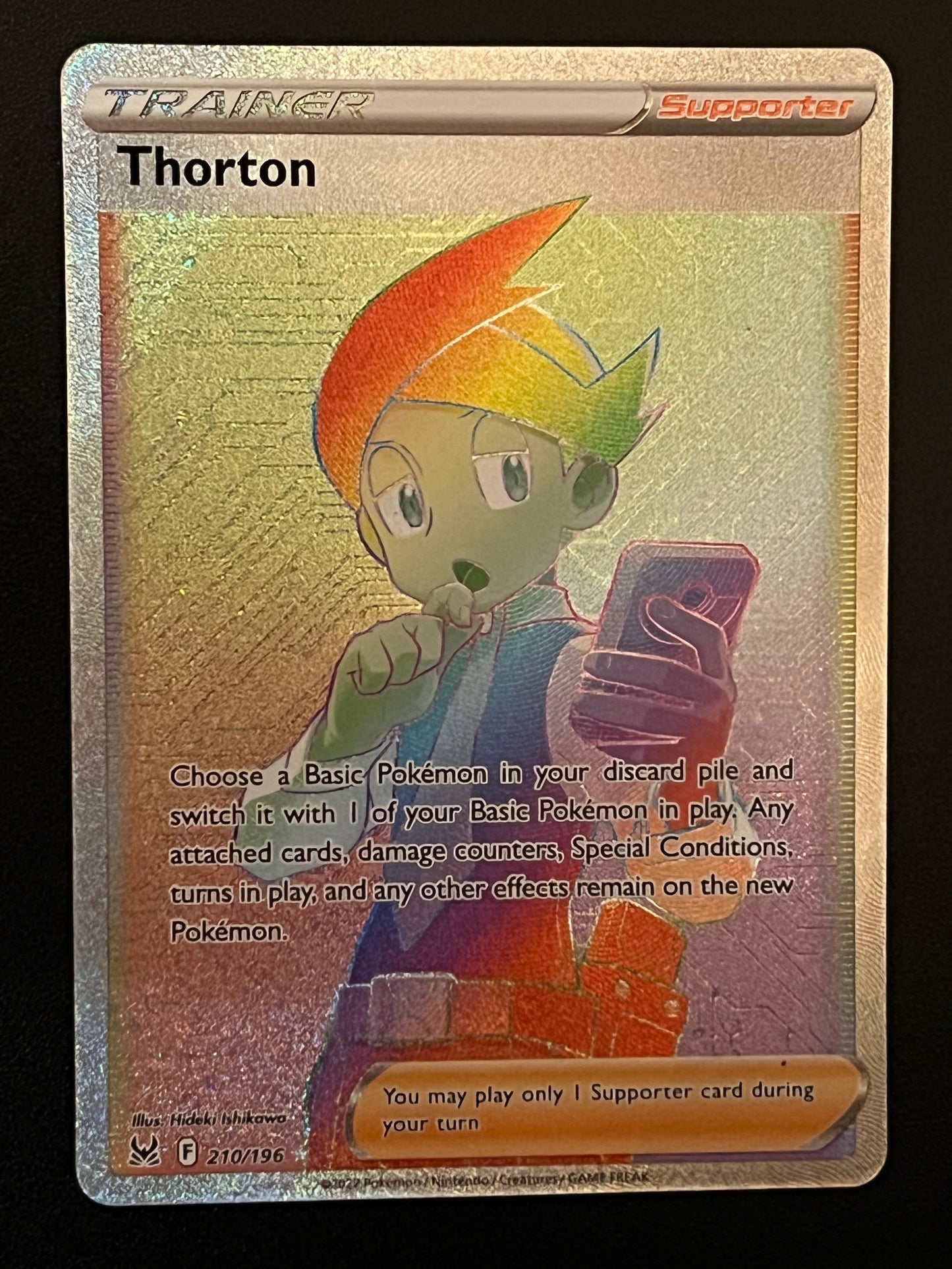 Thorton- 210/196 Lost Origin Rainbow Rare