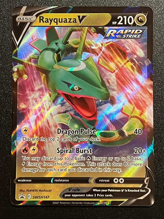 Rayquaza V - SWSH147 Holo Promo Black Star