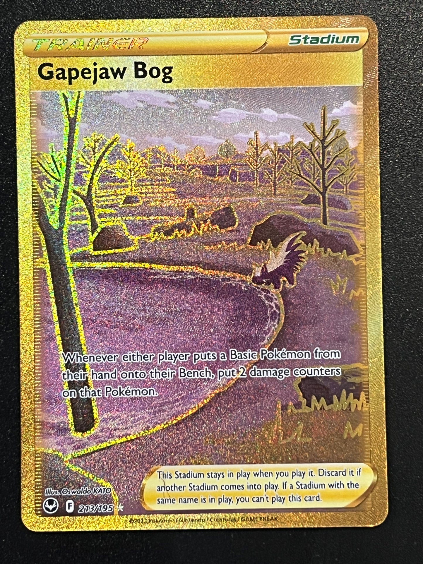 Gapejaw Bog - 213/195 Silver Tempest Rare Secret Gold