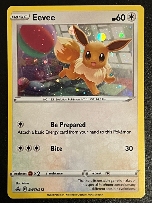 Eevee - SWSH212 Holo Promo Black Star