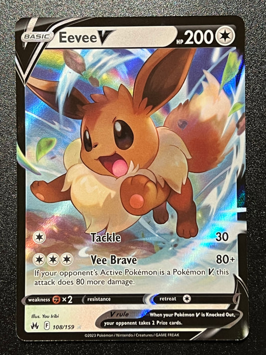 108/159 Eevee V - Pokémon Crown Zenith Ultra Rare