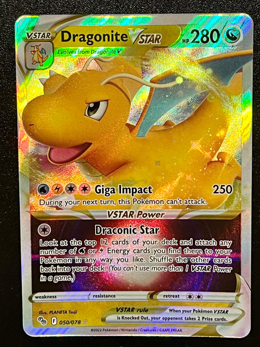 Dragonite Vstar - 050/078 Pokémon Go Rare Holo Vstar