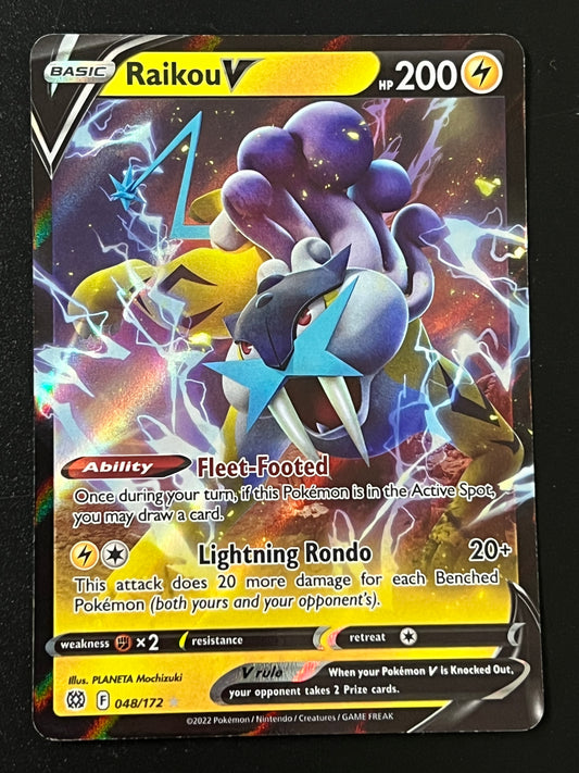 Raikou V - 048/172 Brilliant Stars Rare Holo V