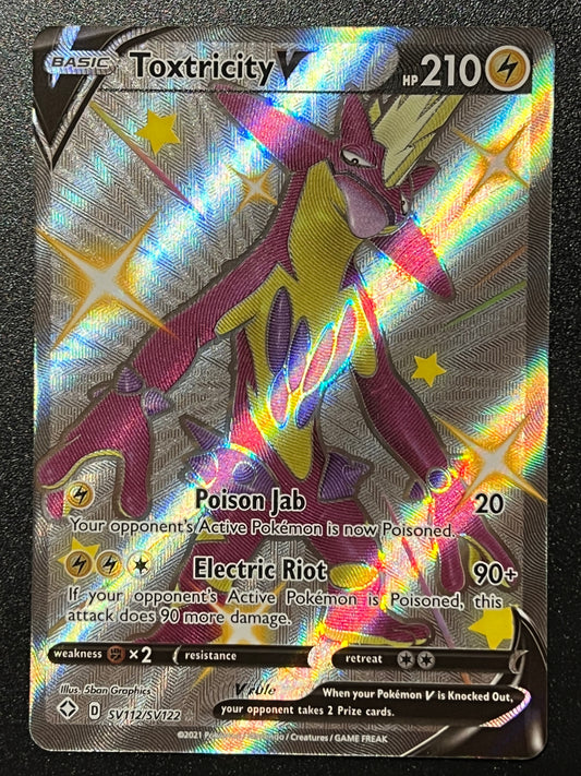 Toxtricity V - SV112/SV122 Shining Fates Rare Holo V