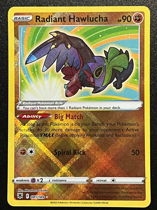 Radiant Hawlucha - 081/189 Astral Radiance Rare Radiant Holo