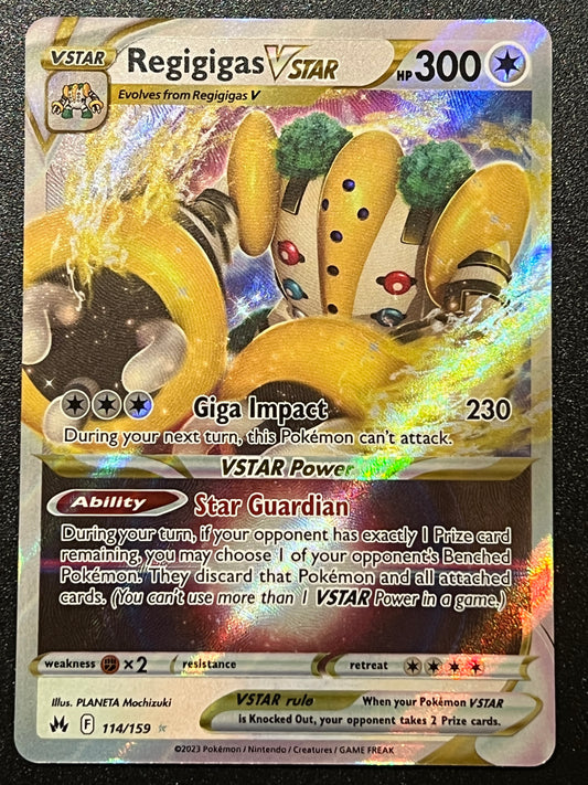 114/159 Regigigas VStar - Pokémon Crown Zenith Ultra Rare